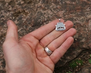 VIKING SHIP, SILVER PENDANT - ANHÄNGER - SCHMUCK, SILBER{% if kategorie.adresa_nazvy[0] != zbozi.kategorie.nazev %} - SILBER SCHMUCKSTÜCKE{% endif %}