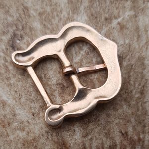 Medieval Belt Buckle, Hungary, bronze