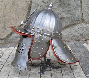 LOBSTER-TAIL HELMET, EXACT MUSEUM REPLICA - OTHER HELMETS{% if kategorie.adresa_nazvy[0] != zbozi.kategorie.nazev %} - ARMOUR HELMETS, SHIELDS{% endif %}