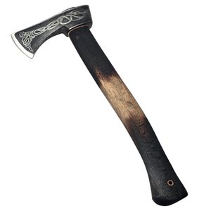 VIKING DRAGON etched woodland axe, Bushcraft