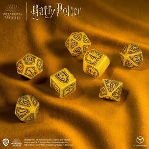 Jeu de dés Harry Potter. Poufsouffle, jaune