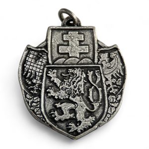 Czechoslovak Legion, coat of arms, Pendant, zinc