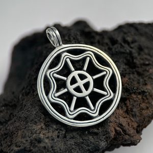 SLAVIC SUN II, silver pendant