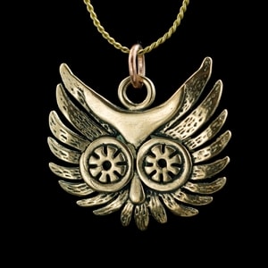 TÊTE DE HIBOU, PENDENTIF, BRONZE - BIJOUX ANIMALIERS{% if kategorie.adresa_nazvy[0] != zbozi.kategorie.nazev %} - BIJOUTERIE{% endif %}