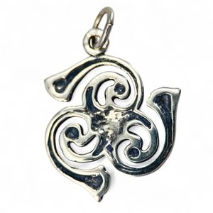 Celtic Triskelion, La Tene Age, silver pendant