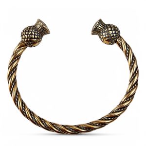 SCOTTISH THISTLE - Alba, bronze Bracelet