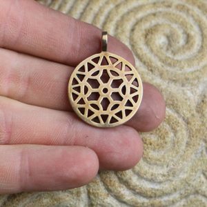SUN SYMBOL, bronze pendant