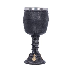 CRUSADER MEDIEVAL KNIGHT CHAINMAIL WINE GOBLET - MUGS, GOBLETS, SCARVES{% if kategorie.adresa_nazvy[0] != zbozi.kategorie.nazev %} - PAGAN DECORATIONS{% endif %}