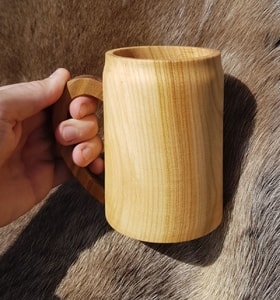 WOODEN TANKARD - DISHES, SPOONS, COOPERAGE{% if kategorie.adresa_nazvy[0] != zbozi.kategorie.nazev %} - WOOD{% endif %}