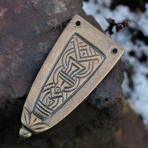 VIKING STRAP END - ZINC, ANT. BRASS - BELT ACCESSORIES{% if kategorie.adresa_nazvy[0] != zbozi.kategorie.nazev %} - LEATHER PRODUCTS{% endif %}