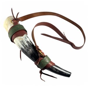 CAROLUS Signal Horn with a Leather Holder