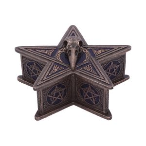 Crow - Pentagram Raven Box 16.5cm