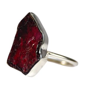IGNARA, ring, garnet silver 925/1000