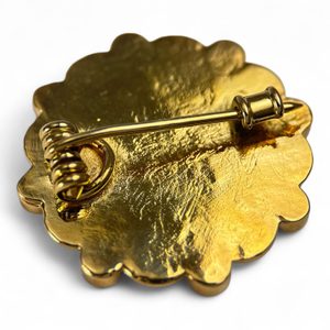 Boucle lombarde / broche, bronze, XVIe siècle
