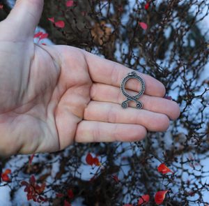 TROLL CROSS Viking Pendant, zinc