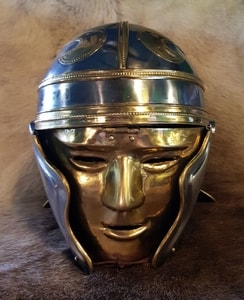 IMPERIAL GALLIC FACE HELMET - ÉPOQUE ANTIQUE{% if kategorie.adresa_nazvy[0] != zbozi.kategorie.nazev %} - ARMURES ET BOUCLIERS{% endif %}