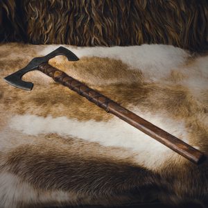 ÁSEGIR, BARBARIAN DOUBLE BLADE AXE - AXES, POLEWEAPONS{% if kategorie.adresa_nazvy[0] != zbozi.kategorie.nazev %} - WEAPONS - SWORDS, AXES, KNIVES{% endif %}