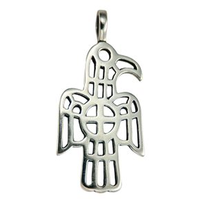 Gotischer Adler, Amulett, 5. Jahrhundert, Italien Silber 925