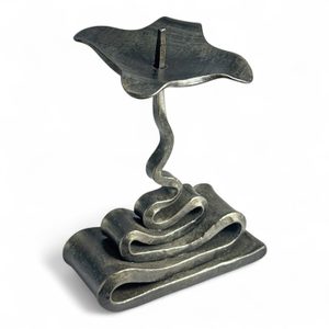 VOLUTE, forged candlestick