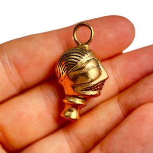 RIX, Celtic Head, replica, bronze pendant