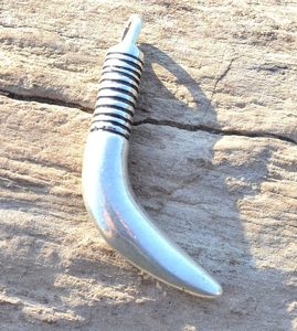 TUSK PENDANT, VASTERBOTTEN, SWEDEN, SILVER - PENDANTS{% if kategorie.adresa_nazvy[0] != zbozi.kategorie.nazev %} - SILVER JEWELLERY{% endif %}