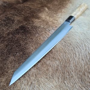 Japanisches Yanagiba-Messer aus Edelstahl, Birke