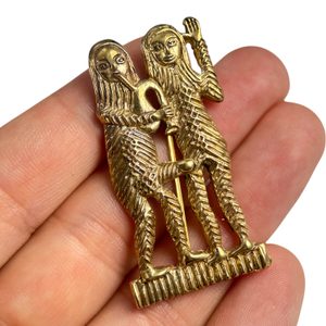 Forest people, medieval pilgrim badge