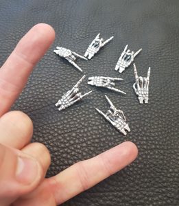 DEVIL HORNS - pendentif en argent pour les rockers