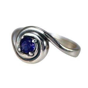 NORICA, Silberring, iolith, Ag 925/1000