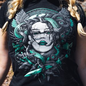 MEDUSA, LADIES' T-SHIRT, COLORED - T-SHIRTS - DAMEN{% if kategorie.adresa_nazvy[0] != zbozi.kategorie.nazev %} - NAAV{% endif %}