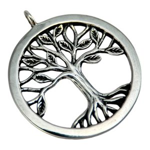 Tree of Life pendant, sterling silver