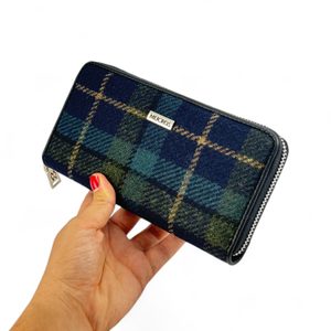 Irish wool wallet - tartan