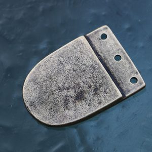 VIKING STRAP END for Belts, Haithabu, zinc - antique brass