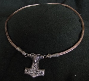 THOR's Necklace, VIKING KNIT, bronze