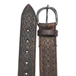 LEATHER BELT, Slavic motifs