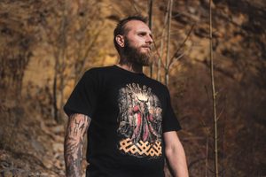 VELES, Slawisches Herren-T-Shirt Naav