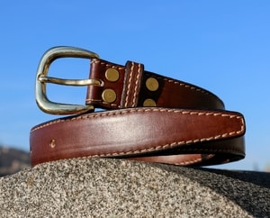 ERCOLE, BUSINESS LEATHER BELT, BROWN - CEINTURES EN CUIR{% if kategorie.adresa_nazvy[0] != zbozi.kategorie.nazev %} - CUIR : PRODUITS ET OUTILS{% endif %}