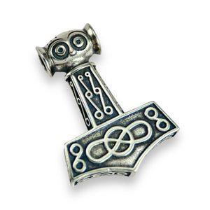 THOR HAMMER - Mjöllnir, massive pendant, silver