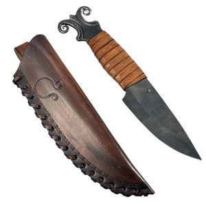 MINOTAURUS, Celtic forged knife, brown