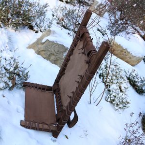 Sac à dos - bois et cuir - Bushcraft