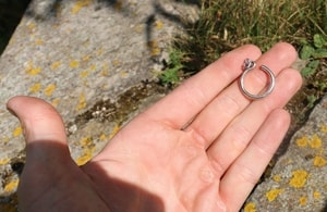 Bijoux à cheveux slaves, argent