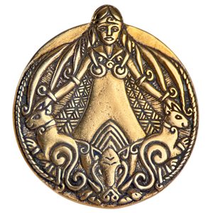 FREYA Viking Pendant bronze