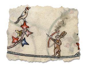Medieval pin Lepus Armatus