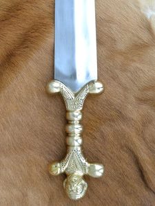 CELTIC SWORD with figure, anthropomorphic sword