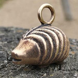 Pendentif Hérisson celtique, Réplique de l'époque de La Tène, bronze