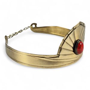 DAPHNE, noble ancient brass crown - Greek or Roman