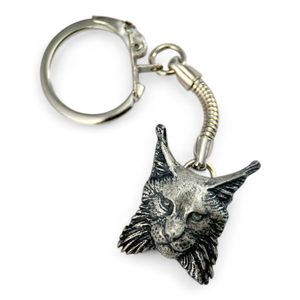 Lynx islander- Lynx, key chain zinc anti-silver