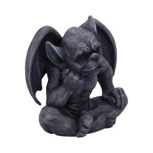 Laverne Dark Black Grotesque Gargoyle Figurine