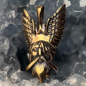 VIKING GOD ODIN, pendant, bronze