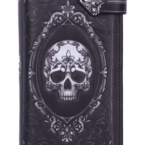 Baroque Skull Embossed, wallet 18,5 cm